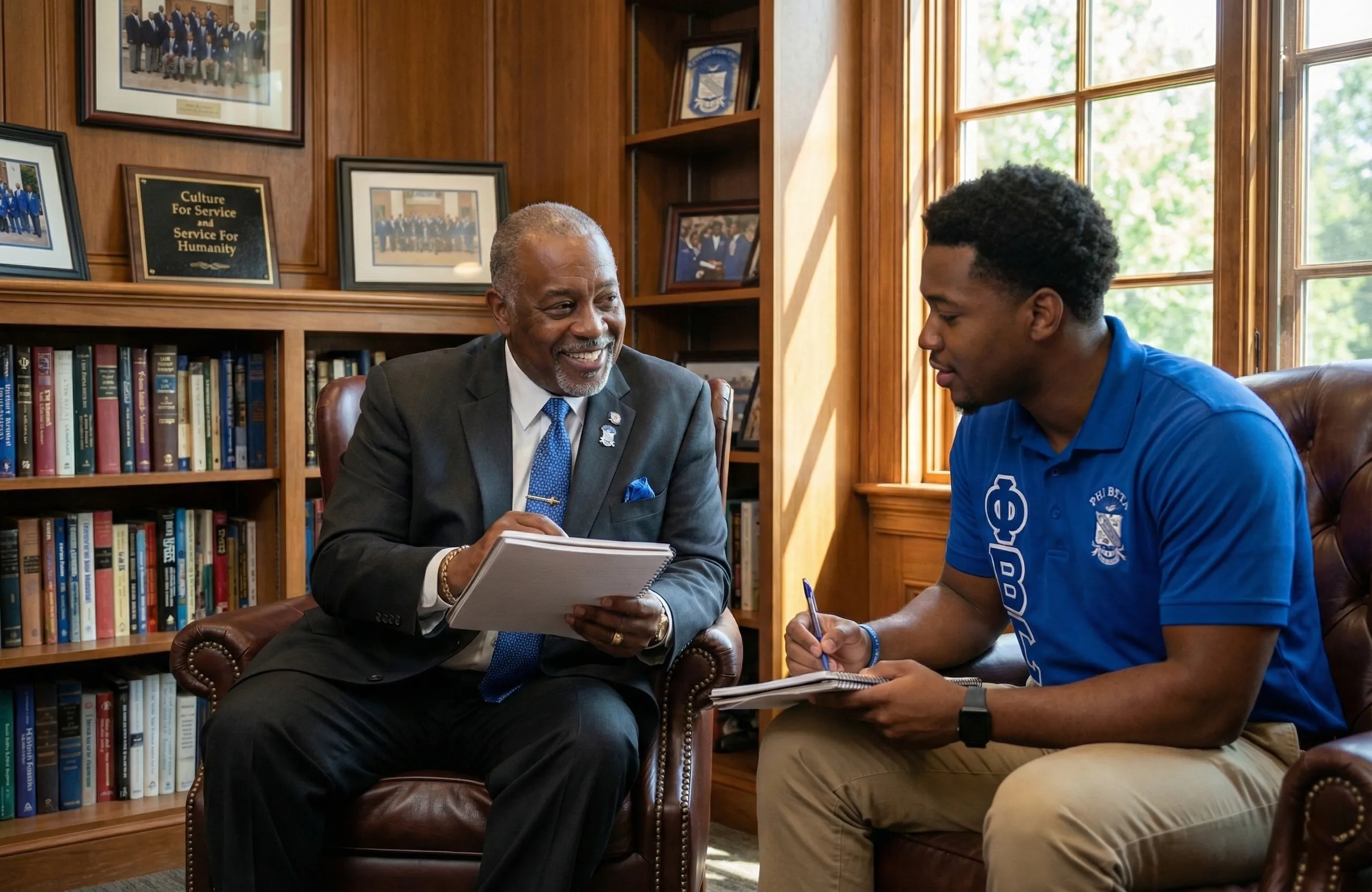 Sigma Beta mentorship session